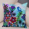 Colorful Creative Throw Pillow Cover With Short Plush Print For Living Room Sofa Decoration Cushion Cover Pillow Covers