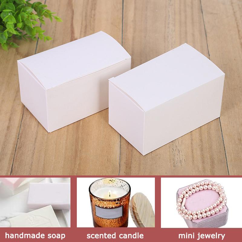 WTEMPO 10PCS White Paper Gift Boxes DIY Cups Packaging Boxes Creative Presents Wrapping Boxes Perfect for Birthday, Wedding and Other Festivals!