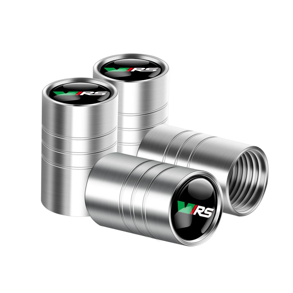 2026 Horké Pro SKODA 4ks Kovové Krytky Ventilků Pneumatik Kol Auta Pouzdra Stonků Příslušenství Pro Skoda S Kodiaq Octavia A5 2 3 Yeti Karo