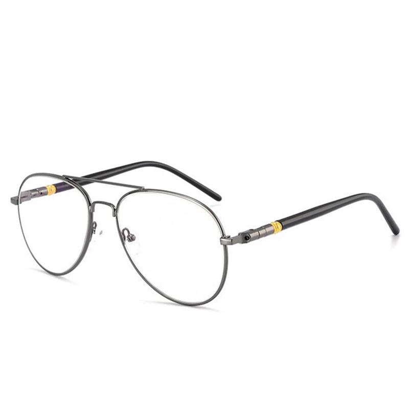 

Metal Cat Eye Pilot Optical Eyeglasses With Prescription Anti-Glare Blue Rays/Photochromic/Shortsighted/Hyperopia Progressive Eyeglasses W50269WW-Single Version&1.56&None