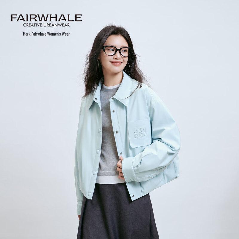 

Женский короткий пуховик Mark Fairwhale свободного кроя с лацканами M