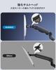 HUANUO Monitor Compatible with Inch 16kg Load with USB Large Single Display Arm Arm, 27-49 Monitors, Capacity, 3.0 Port,