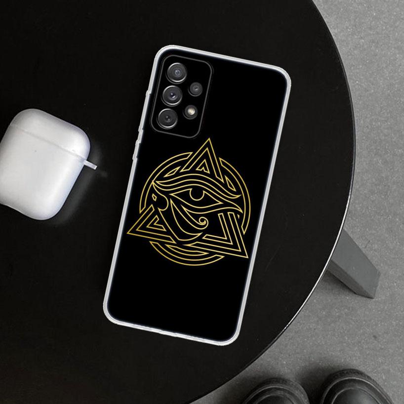 

Sacred Eye of Horus Egypt Fresco Phone Case for Samsung Galaxy A17 A16 A26 A36 A56 A57 A37 A15 A25 A35 A55 A14 A24 A34 A54 A13 A Samsung A53