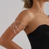 Silver Body Chain Zinc Zinc Alloy Armlet Upper Arm Bracelet Vintage Arm Cuff Bracelets  Party