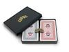 Copag 2023 WSOP World Series of Poker Plastic Playing Cards Bridge Size Double Deck Set 100% Red/Blue (Regular Index)