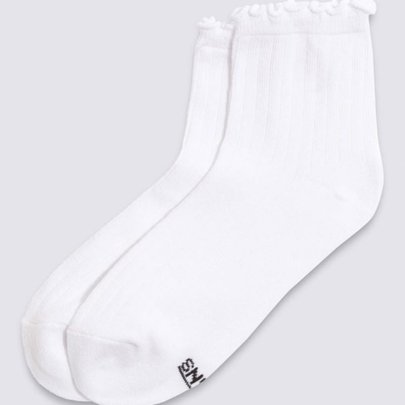 VANS Letters Have It Half Crew Socks / VN000NCYWHT1