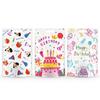 Festive Happy Birthday Party Gift Bags: Snack, Cookie, Candy Bags