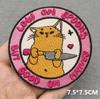 Cartoon Letter Patch Iron On Patches For Clothes Animal Embroidered Patches Funny Embroiderey Patch For Clothing Sewing Stickers