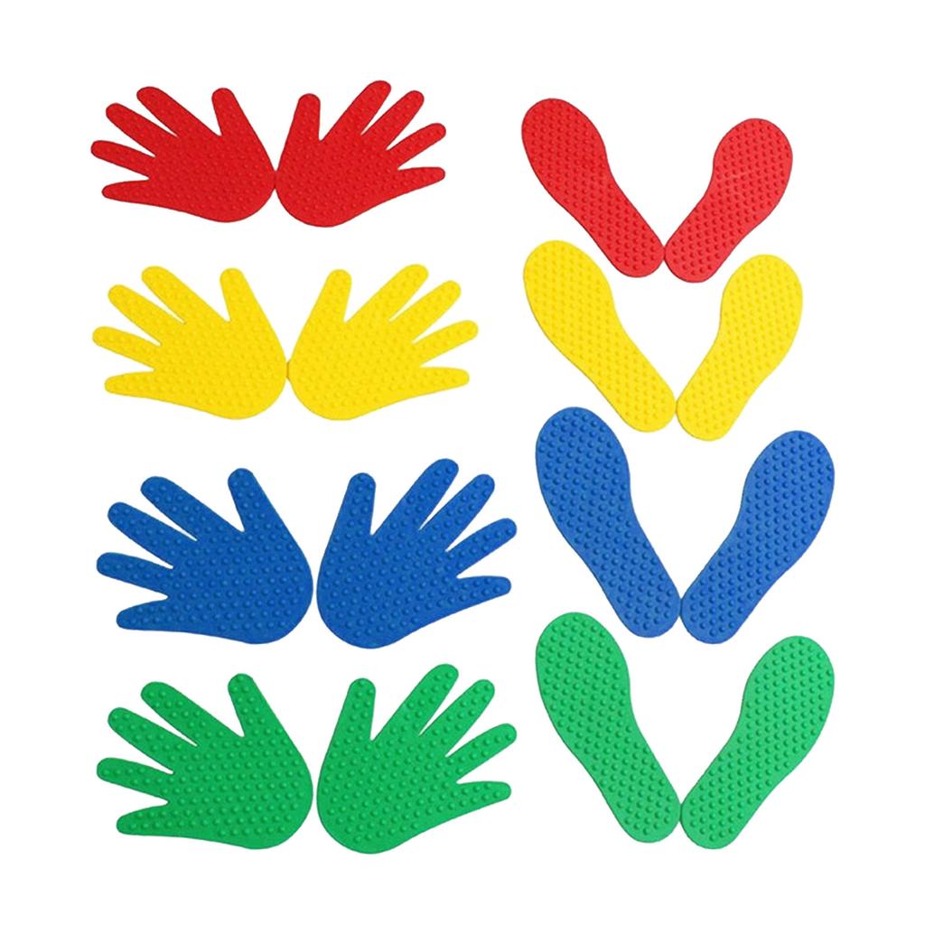 Fun Hand and Feet Sensory Training Supplies for Kids Pose Limb Positioning Colorful Hand/ Feet Sensory Training Tools
