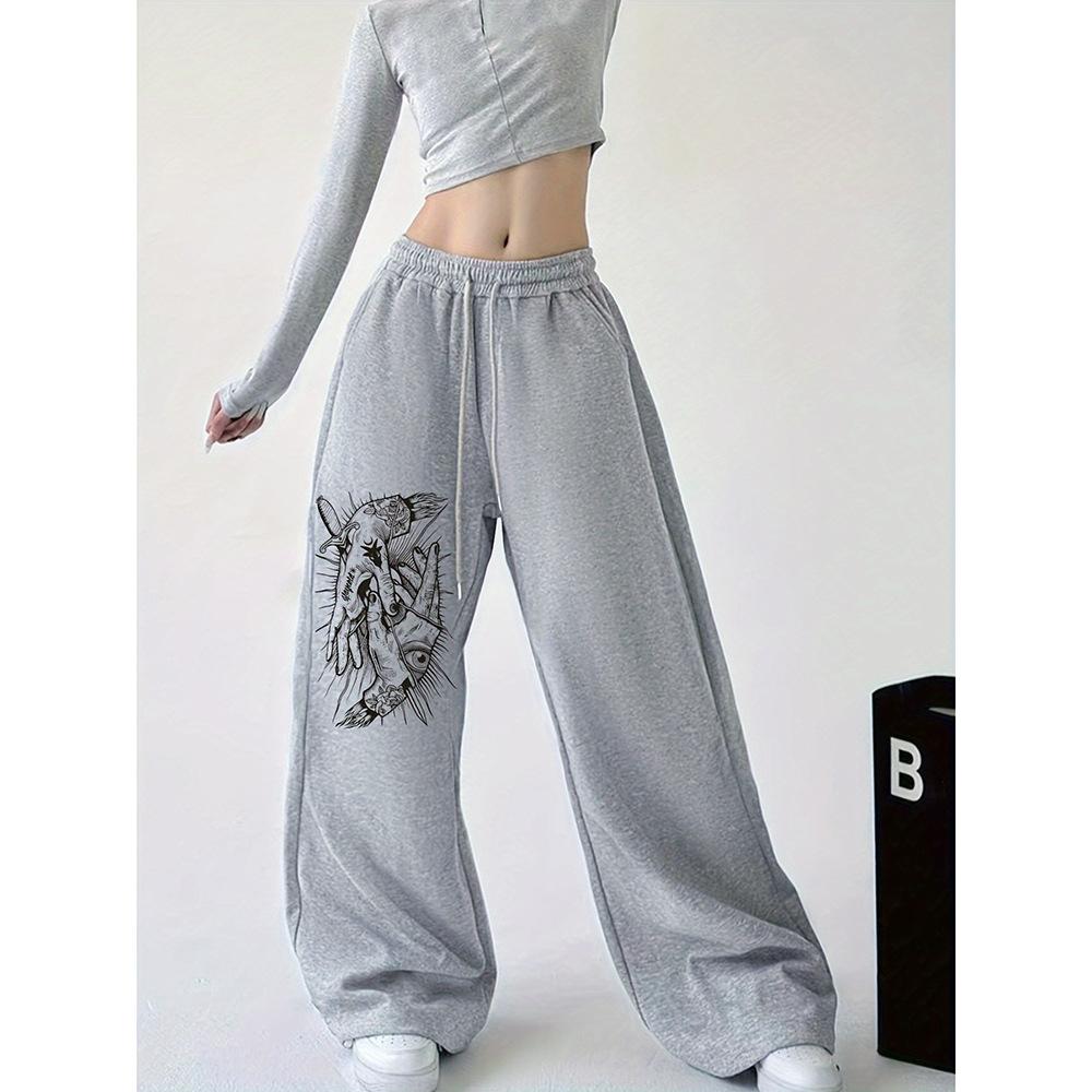 High Street Hip Hop Trend Casual Pants Men's Summer New Loose Niche Straight Versatile Long Pants