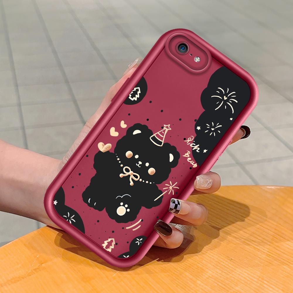 Soft Silicone Square Ladder Printing Pattern Phone Casing Full Cover Camera Shockproof Protection Rubber Case for iPhone Infinix Tecno OnePlus