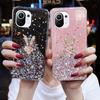 Glitter sequin rabbit transparent suitable for Xiaomi Mi 11 mobile phone case 11pro protective case 11T shell protection