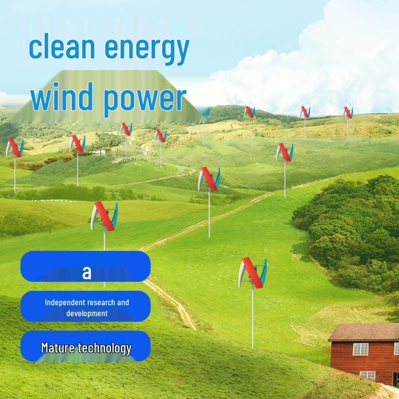 Advanced Vertical Axis Inclined Wind Turbine and Solar Street Light for Energy Projects