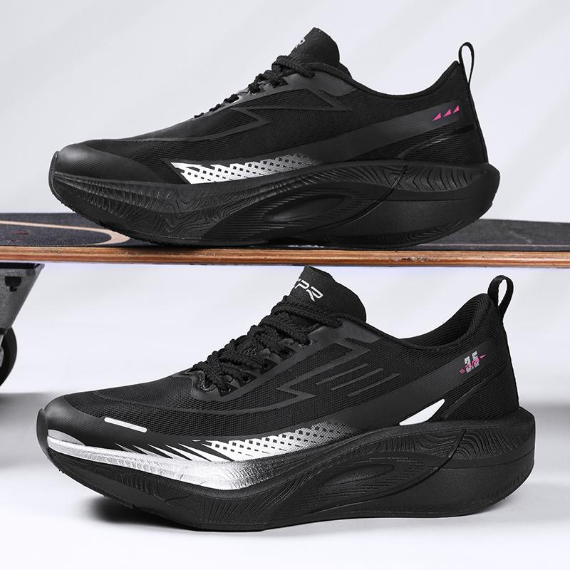 

Горячие продажи мужские и женские кроссовки Comfort Breath Fitness Runn Shoes Высокая эластичность Anti Slip износостойкая многофункциональная обувь 42 чёрный