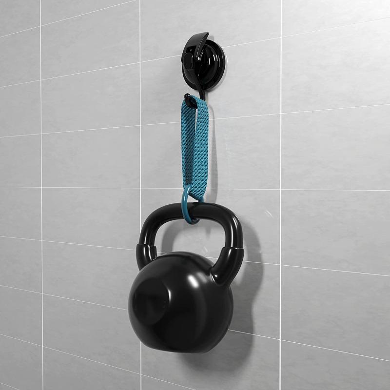 1PC Reusable Cup Hooks for Shower Without Punching Suction Kitchen Hooks Suction Cup Hooks for Kitchen Bathroom Shower