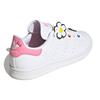 Adidas Hello Kitty x Stan Smith J Παιδικά Αθλητικά Παπούτσια με Χάντρες με Φλοράλ Μοτίβο Λευκό Cloud-White Bliss-Pink ID7230