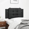 VidaXL Headboard Cushion, Padded Headboard Pillow, Indoor Bedroom Bed Accessory, Black 100 374843