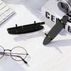 1pc Desk Pencil Holder Pen Holder Transparent Black Pen Display Stand Clear Stationery Fountain Pen Rack