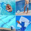 Poolreinigungskit Pool-Jet-Staubsauger-Kit mit Pool-Kescher Abnehmbare Stangen Pool-Wartungs-Set für oberirdische Pools