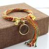 Elegant Tibetan Bracelet Memorial Bangle Simple Fringe Hand Strings for Women