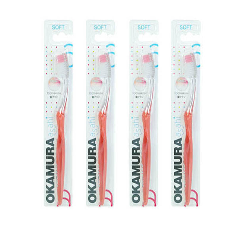 OKAMURA Toothbrush 4P (Individually Wrapped) 8701 Strong mother