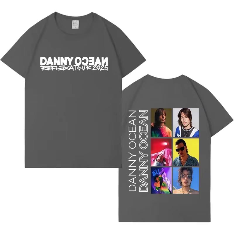 Rapper Danny Ocean Trendy Graphics Tee Shirt Men  Fashion Casual Y2K Clothing  Aesthetic Gothic Crewneck Short Sleeves top