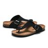 2026  Product Spring/Summer Men's Cork Slippers Women's Herringbone Slippers Student Beach Shoes Water Pine Cool Slippers