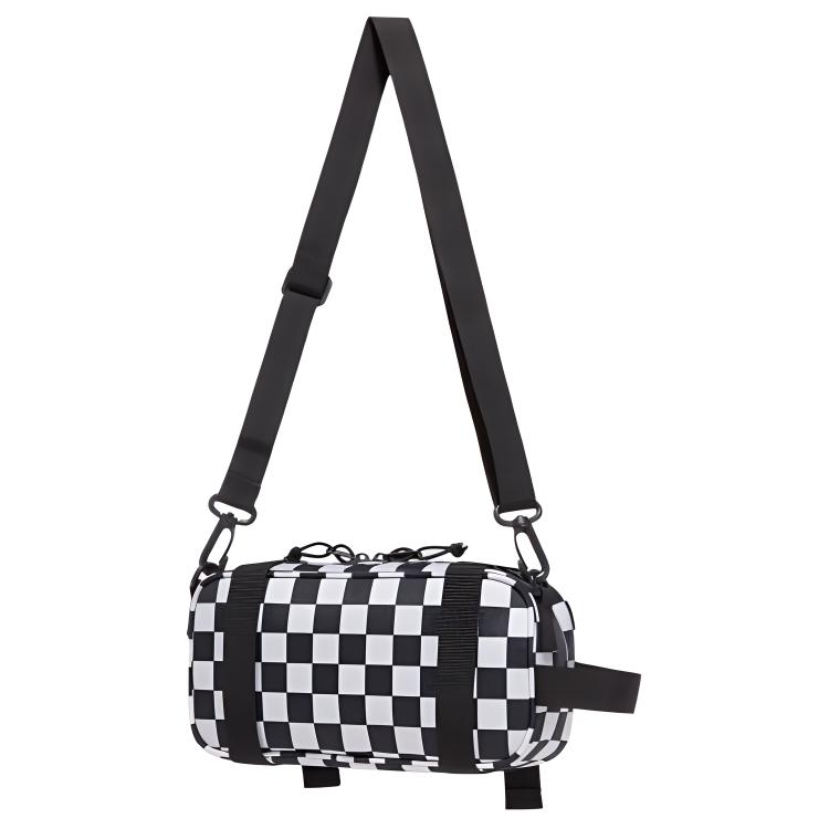 New Vans Polyester Shoulder Bag Crossbody Bag Regular Unisex Black & White VN000HZXDLR1