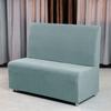 1PC Polar Fleece Armless Sofa Cover Stretch Restaurant Sofa Slipcover Solid Color Anti-dirty Couch Cover for Bar Hotel Cafes
