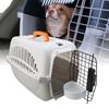 Trasportino per animali in plastica, facile da montare, spazioso, con ottima ventilazione, ideale per viaggi all'aperto.