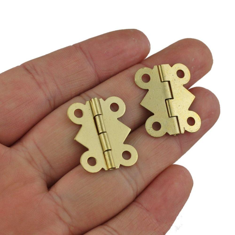 10Pcs Antique Cabinet Butterfly Hinge Decorative Butterfly Door Hinge Jewellery Box Hinge  Furniture