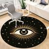1PC Eye Stars Office Round Area Rug, Mat Suitable For Office, Under Office Chairs Bedroom Living Room Home Decor, Room Deco