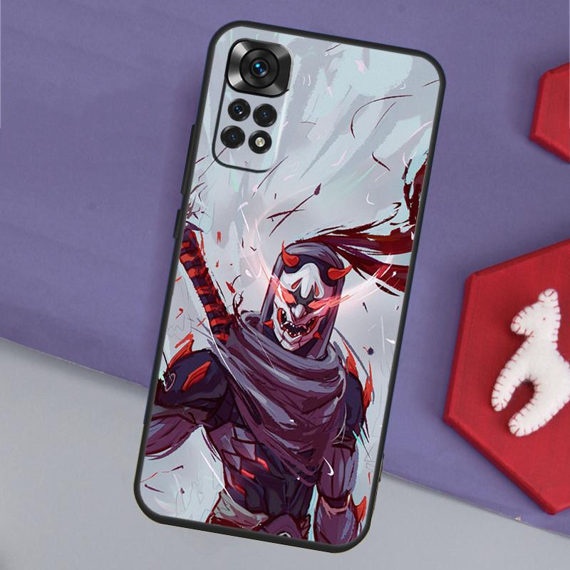 Samurai Oni Mask Funda For Xiaomi Redmi Note 13 14 Pro 12 11 9 10 9S 10S 11S 12S Redmi 14C 10C 12C 13C Case
