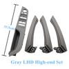 LHD Top Quality Interior Plastic Door Pull Handle with Cover Trim Full Set For BMW 3 Series E90 E91 316 318 320 325 328i