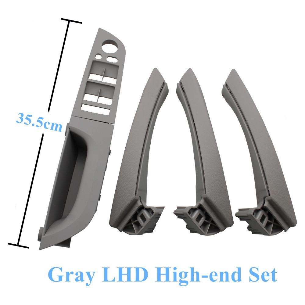 LHD Top Quality Interior Plastic Door Pull Handle with Cover Trim Full Set For BMW 3 Series E90 E91 316 318 320 325 328i