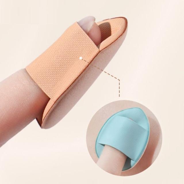 Stapi - Мини пуховка With Translucent Pouch - Dark Nude