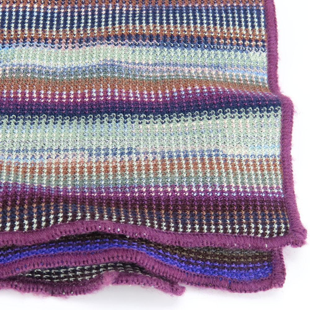 Used Missoni Stall cotton/Nylon Purple multicolor border