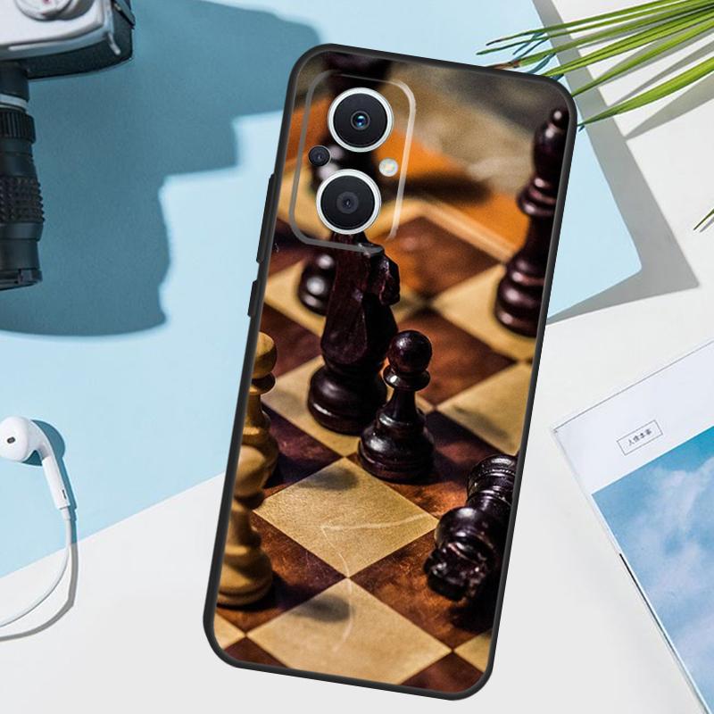 Chess Cover For OPPO Reno 14F 13F 12F 11 F 10 12 13 14 Pro 7 8 Lite OPPO Find X9 X8 X6 X5 Pro Case