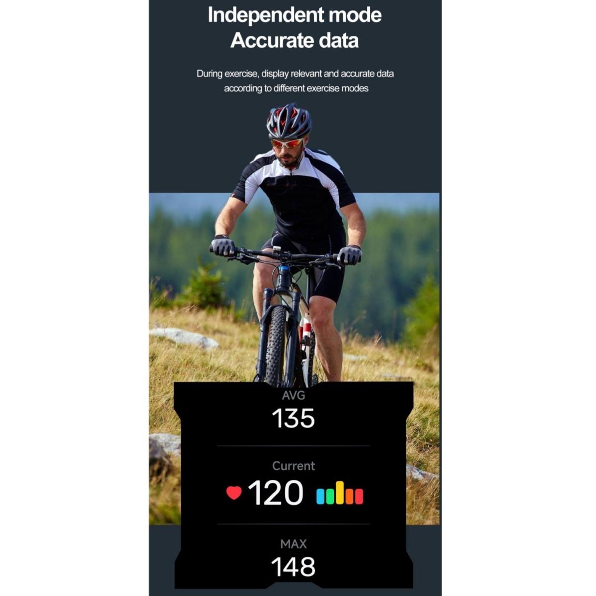 Rainbuvvy HK08 Android Smartwatch 1.43inch AMOLED Full Screen Touch 466x466 BT5.3 — фото 15