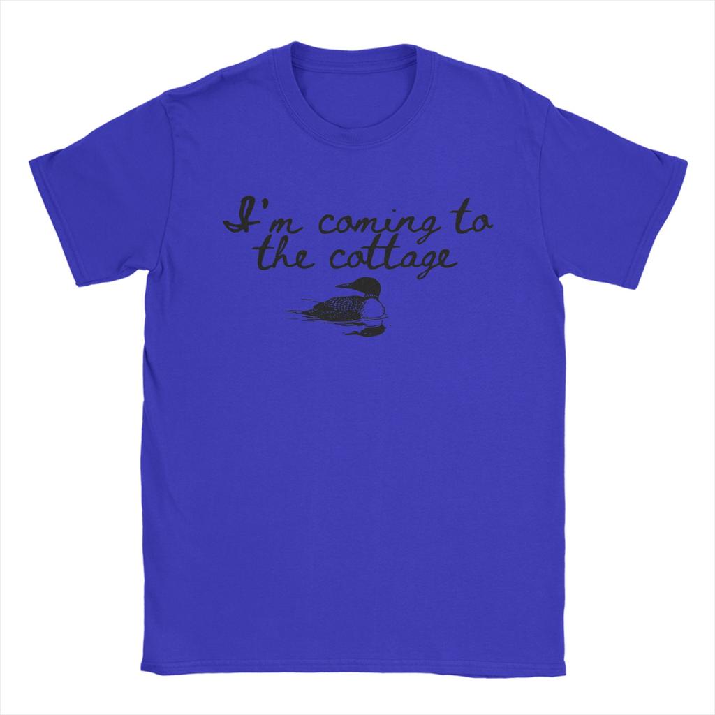 Vintage I Am Coming To the Cottage Heated Rivalry TShirt for Unisex Crew Neck Cotton T Shirts Short Sleeve Tees Summer Clothing