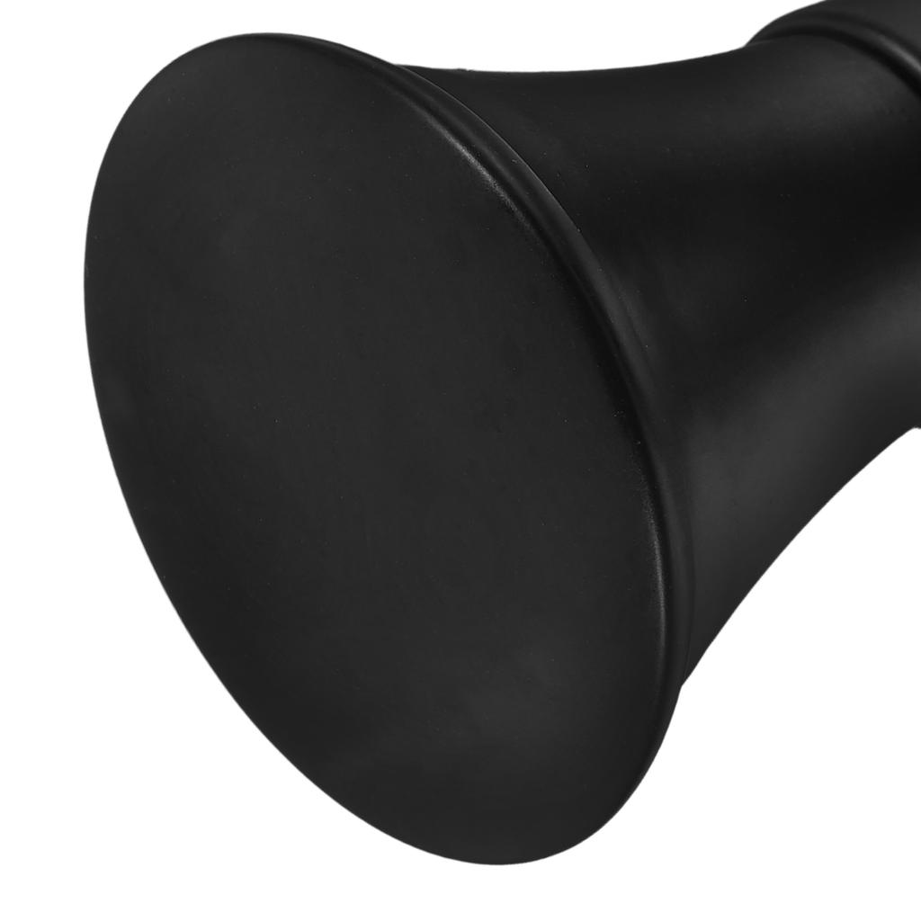 2 Pcs Decorative Head Curtain Rod Black Drapery End Caps Iron Rods Finials Only
