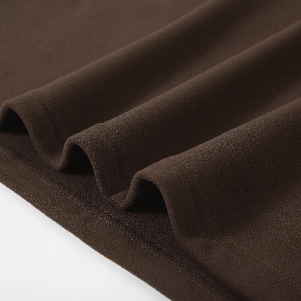 Men's Double-Sided High Neck Long Sleeve T-Shirt, Autumn Winter Turn Collar Thickened Warm Casual Lined Shirts HMDRC