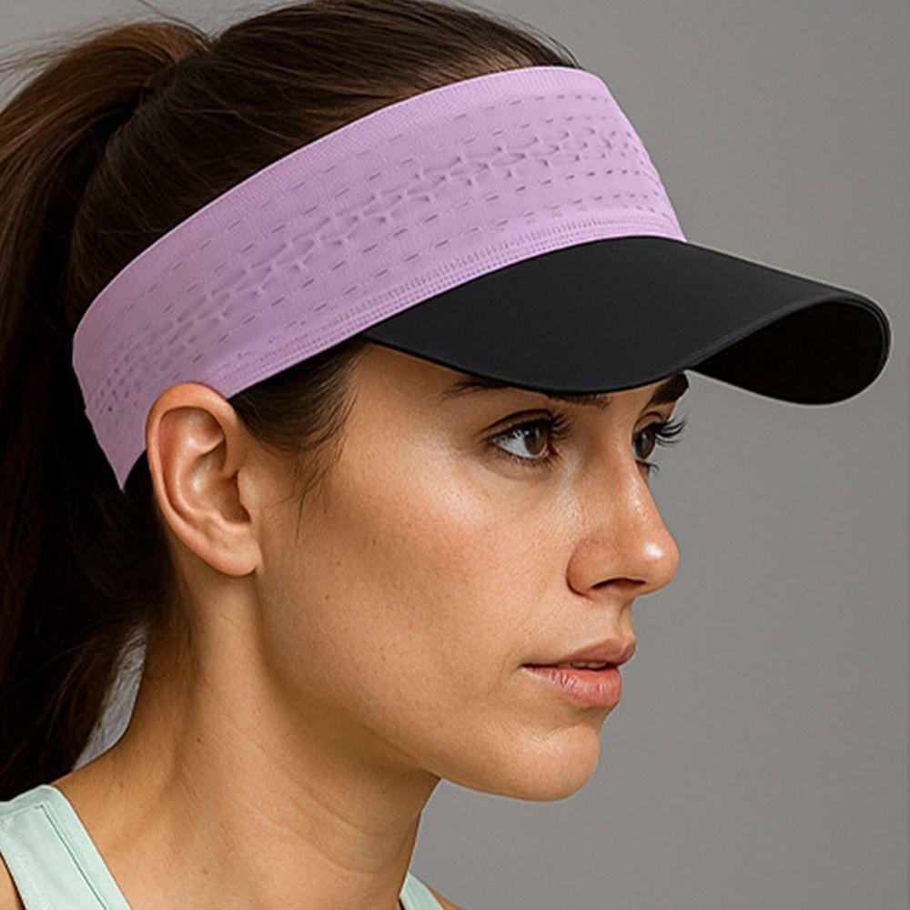 Multicolor Sweat-absorbing Hairband Quick-drying Sports Cap Creative Sunscreen Cap Men Women