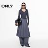 Only Damen Hochtaillierter Langer Faltenrock