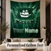 Custom Text Tapestry Plymouth Argyle FC Print Wall Tapestry Indoor Living Room Wall Decor