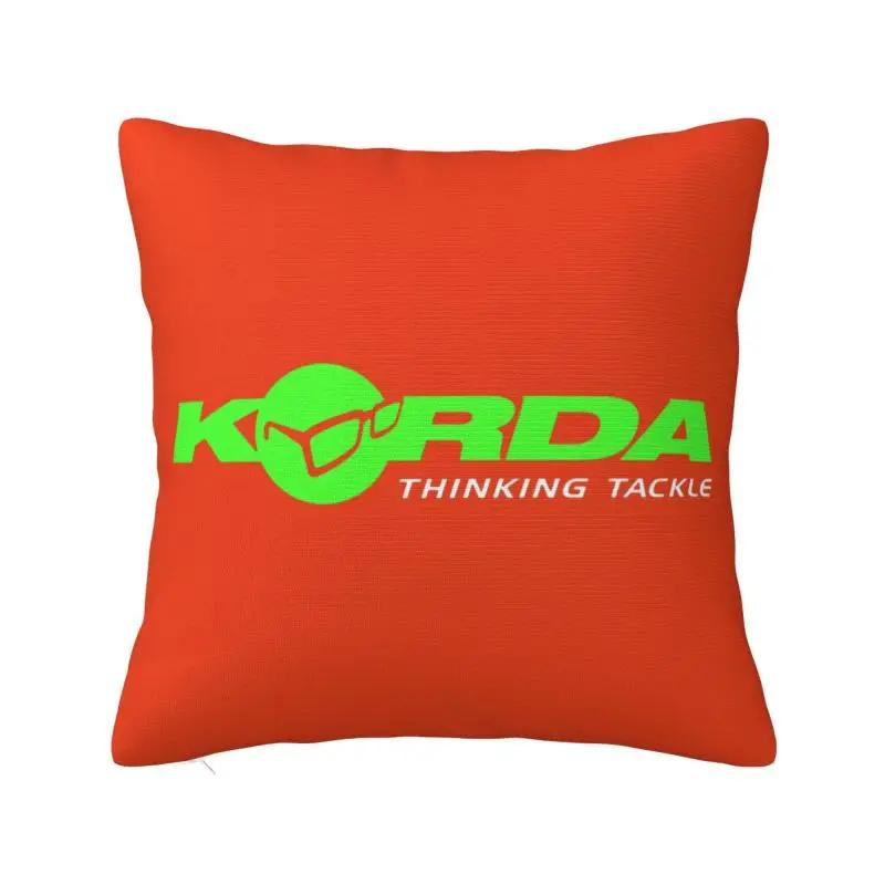 Korda Fishing Print Nordic Pillow Cover Bedroom Decoration Fish Carp Fisherman Gift Cushion