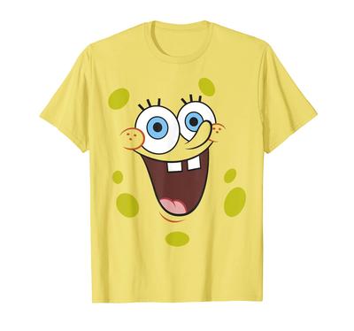 Spongebob Schwammkopf Halloween Großes Gesicht Kostüm T-Shirt
