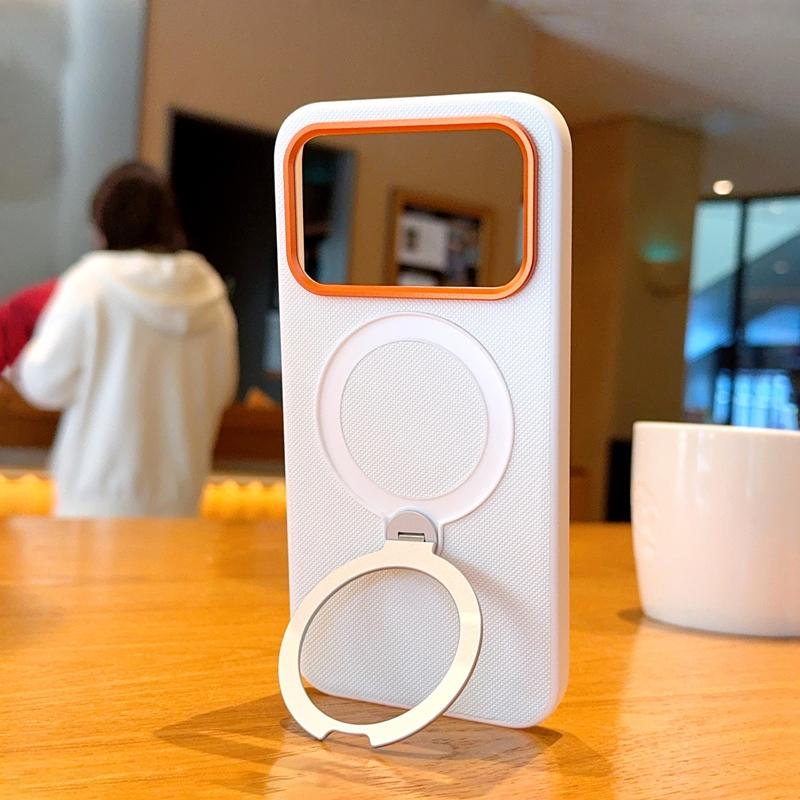 Business křížový vzor Pouzdro na telefon pro Xiaomi POCO F8 Pro F8 Ultra Kroužek Kovový Magnetický Držák Chránící Nárazuvzdorný Nárazníkový Kryt