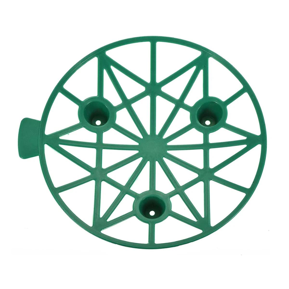 

12 шт. подставка для арбуза, подставка для фруктов, опорная рама для корзины, подставка для овощей, подставка для растений, защитный держатель для дыни, кабачка, тыквы зелёный