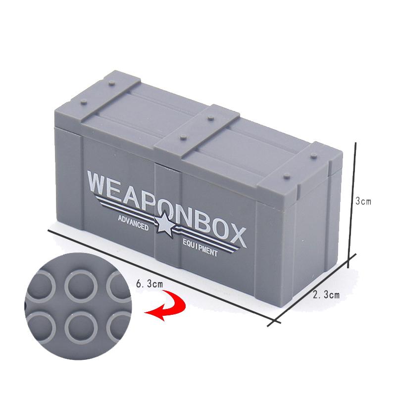 MOC Military Building Block Set Soldier Accessory Robot Dog Drone Weapon Box Pistol Gatling Gun Iron Fist Rocket Launcher Toy Gift Present